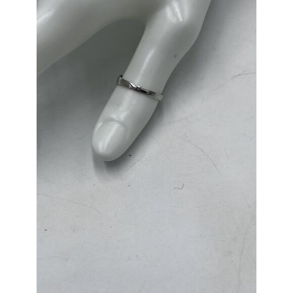 Natural Blue Cabochon‎ Turquoise Open Floral Sterling Silver 925 Ring Size 8.25 - Picture 6 of 11